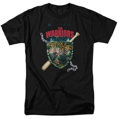 Warriors Shield Licensed Adult Unisex T-Shirt Regular Fit Tee SM-3X