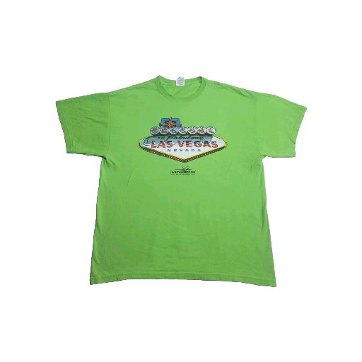 Gildan Las Vegas Nevada Short Sleeve Shirt Unisex Size XL Graphic Print
