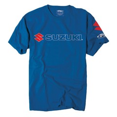 Factory Effex Suzuki Team Blue T-Shirt Tee Adult Licensed GSXR RM RMZ NEW