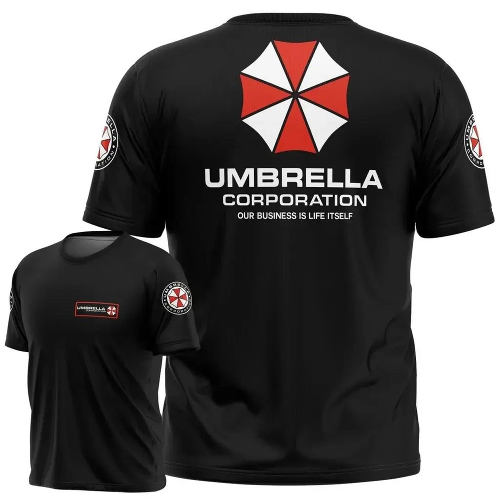 RACOON POLICE DEPARTMENT R.P.D. T-SHIRT T-SHIRT STARS UMBRELLA RESIDENT EVIL