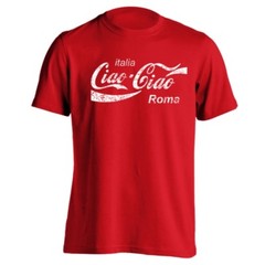Ciao Ciao Italy Itanlian Cola Rome Funny 80S Red Basic Men’s T-Shirt
