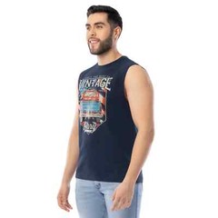 Way to Celebrate 4th of July American Pickup Graphic Muscle Tank (Medium)