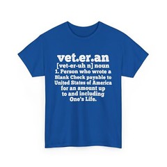 Veteran’s Day Shirt, Veteran Definition Army Military Veterans Dad Men T-shirt