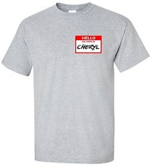 “Hello My Name Is” ANY NAME T-Shirt Size S-4XL your custom text nametag name tag