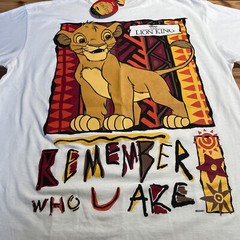 New With Tags Vintage Lion King Shirt Disney Simba Movie Promo 90s XL
