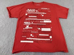 Sean John T-Shirt Men’s Size Large Short Sleeve Red