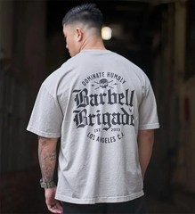 Men’s Graphic Printed Short Sleeved Stylish Cotton Gym Sports T-Shirt