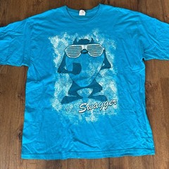 Tasmanian Devil Swagger Looney Tunes T-Shirt XL Blue 2010