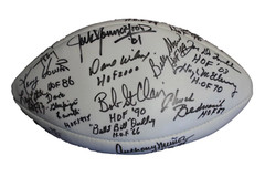 Pro Football Hall of Fame Enshrinee Golf Classic X Autographed Football