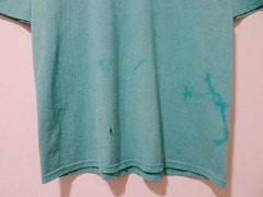 M/L Vtg Mid 90s Calex Xpress Flocked Distressed Skate Punk Grunge 50/50 T-Shirt
