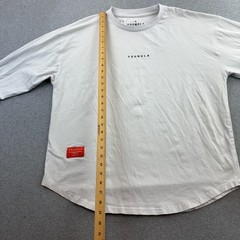 YoungLA Shirt Mens Large White Samurai Graphic Long Sleeve Tee Casual Adult