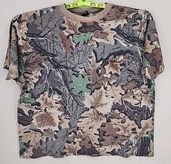 Vintage Ace Sportswear Camo Pocket T Shirt Adult X-Large Woods Nature Trees