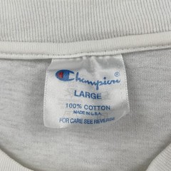 VTG Champion 90s Adult Large White Short Sleeve T Shirt Made In USA GO STANDFORD