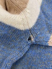 Other Brands Knit Sweater (Thick) M Wool BEG Solid Color