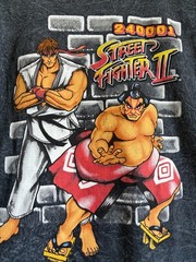 Vintage 90s Street Fighter II Shirt XL Ryu E Honda Changes Capcom Graphic Tee