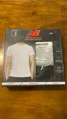 New Balance Cotton Performance Crew Neck Tee 3 Pack Small White/Gray/Black NEW