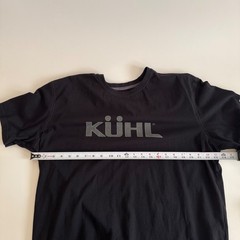 Kuhl Mens XXL Wildfibre Organic Cotton Graphic Tee Black Short Sleeve Shirt