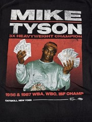 Mike Tyson “Money Man” T-Shirt by Pacsun Pre-Washed Black Size Medium NWT