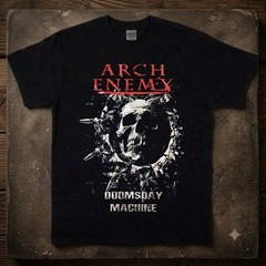 HOT!!! Arch Enemy Band Heavy Cotton Black T Shirt Metal Music Tee Free Ship
