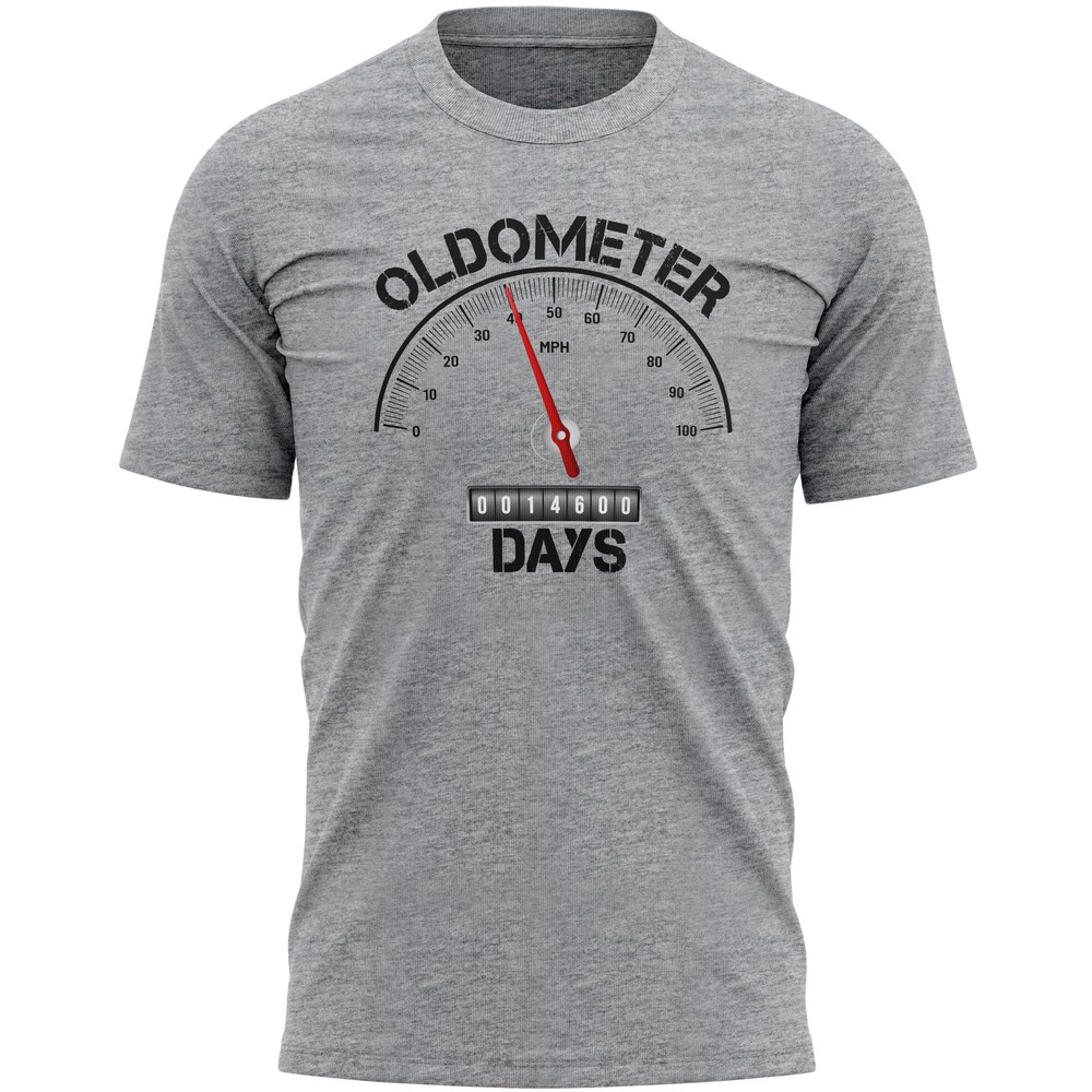Oldometer 40th Birthday Mens T Shirt shirt Funny Him fortieth milestone bday Men