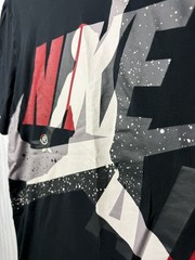 Nike Michael Jordan Jumpman TShirt Sz. L Classic Logo Cement Red Black Big Print