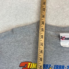 2005 Daytona Champion Jeff Gordon Tee Men’s Sz L Chase Authentics Gray and Red