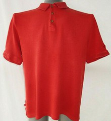 Tommy Bahama Men’s Red Regular T-Shirt 70% Silk with Collar Size L