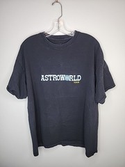Travis Scott Astroworld Merch Wish You Were Here Head Tour Dates Tee Shirt Large