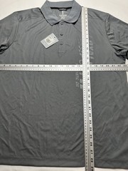 Royal Purple Synthetic Oil Men’s Purple Polo Golf Shirt Grey Size Large NWT New