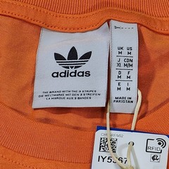 Adidas T-Shirt Men’s Medium Orange Trefoil Essential New
