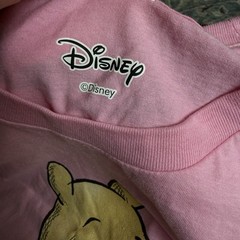 New Disney Winnie the Pooh Hunny Pink Graphic T Shirt Mens 2XL Oversized Cotton