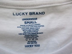 Lucky Brand 2-Pack Crewneck TEE Short Sleeve Men White S (34-36) U110.65