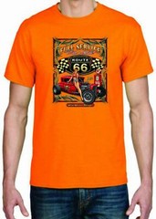 Adult DryBlend® T-Shirt – ( FULL SERVICE ROD ROUTE 66 – HOT ROD / PIN-UP / HOTTI