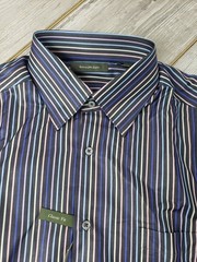 Ermenegildo Zegna Classic Fit Men’s Dress Shirt L Multicolor Single Chest Pocket
