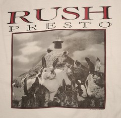 Vtg 1990 Rush Presto Tour Double Sided Concert T Shirt XL Good Cond As Pictured