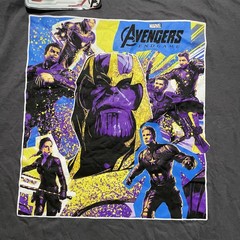 Marvel Avengers Shirt Mens Large Endgame Movie Comic Thanos Promo New