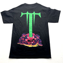 Trivium Shirt Men’s Black Double-Sided Heavy Metal Band Graphic Goblins Cotton