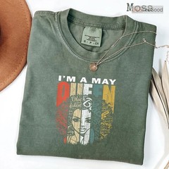 Best Queens Are Born In May Tee, Gorgeous Birthday Girl Graphic Shirt For Her