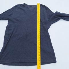 GH Bass Mens Thermal Shirt L Navy Waffle Knit Base Layer Outdoor Hiking Grunge