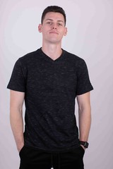 Men’s V-Neck T-Shirt Tri-Blend