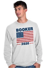 Election American Campaign Booker 2020 Gift Long Sleeve Tshirt Tee for Adults