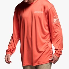XTRATUF Men’s Long Sleeve Tee Deep Sea Coral – XALS400, Deep Sea Coral