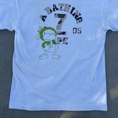 Vintage 2005 Y2K A Bathing Ape BABY MILO Graphic T-Shirt L