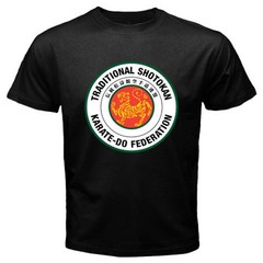 New Shotokan Karate Japan Martial Arts Men’s Black T-Shirt Size S-5XL