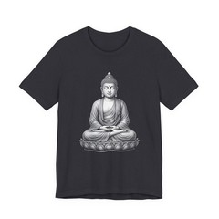 Meditating Buddha Lotus T-Shirt | Zen Spiritual Buddhist Graphic Tee