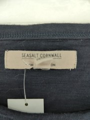 Seasalt Men’s T-Shirt L Black 100% Cotton Basic