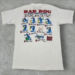 VTG 1994 Bad Dog Things at a Party Pussy Cat Funny Humor Single Stitch Tee – XL