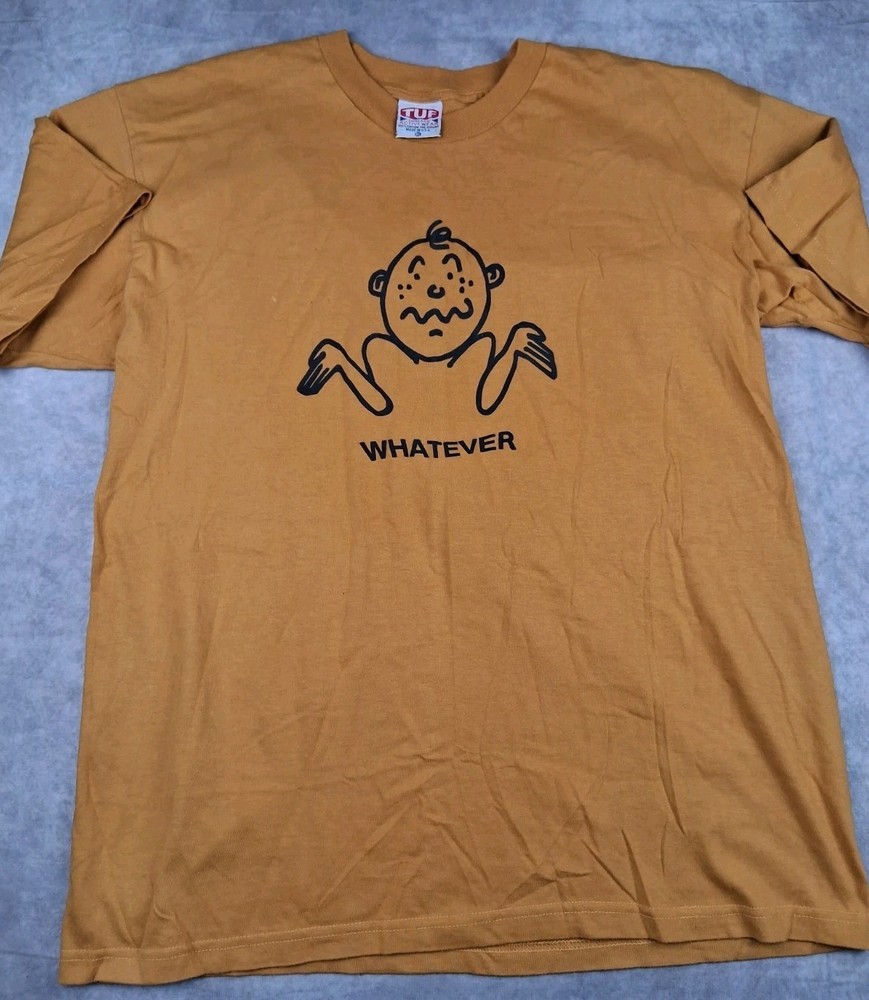 Vintage Whatever Shirt Mens XL TUF Threads Crewneck 90s Single Stitch USA
