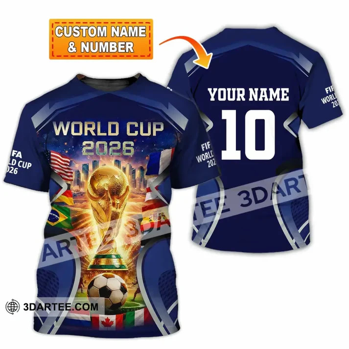 Hot 3D Unisex Shirt – Custom FIFA World Cup 2026 3D Shirt VK13885