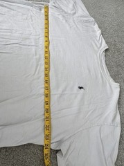 Polo Ralph Lauren White Pony Logo T Shirt Men’s XL Short Sleeve Cotton Tee